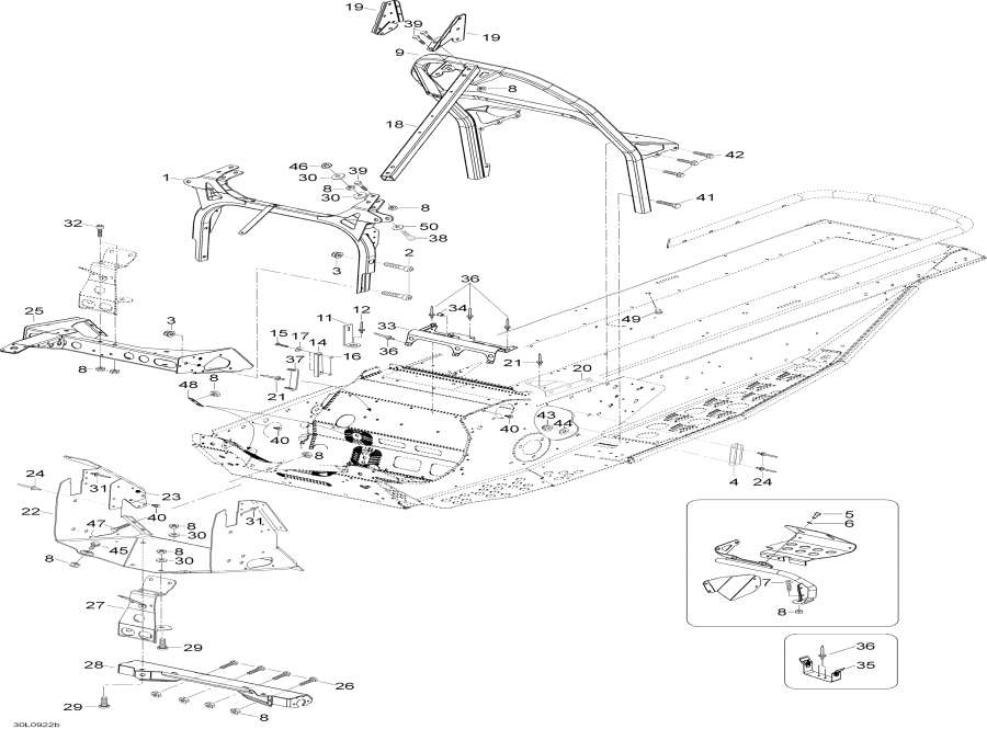 Snowmobile lynx  -   Components