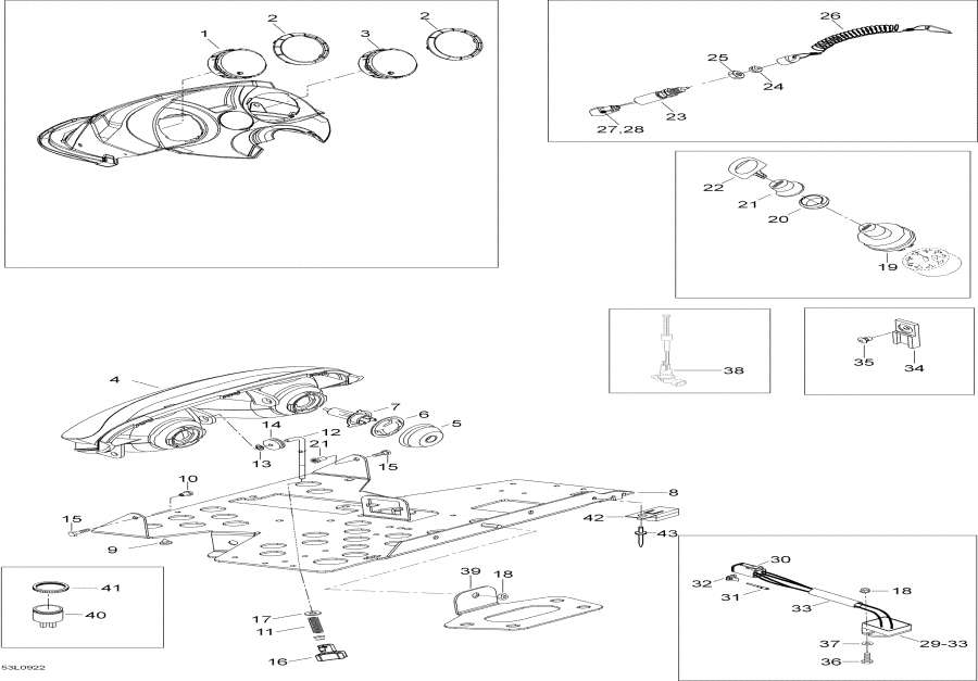 Snow mobile lynx  -  System