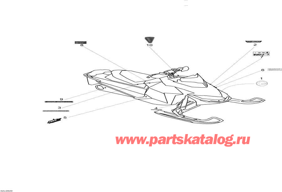 Snowmobiles   -  / Decals