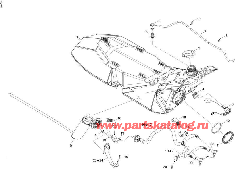 Snowmobiles Lynx  - Fuel System -  