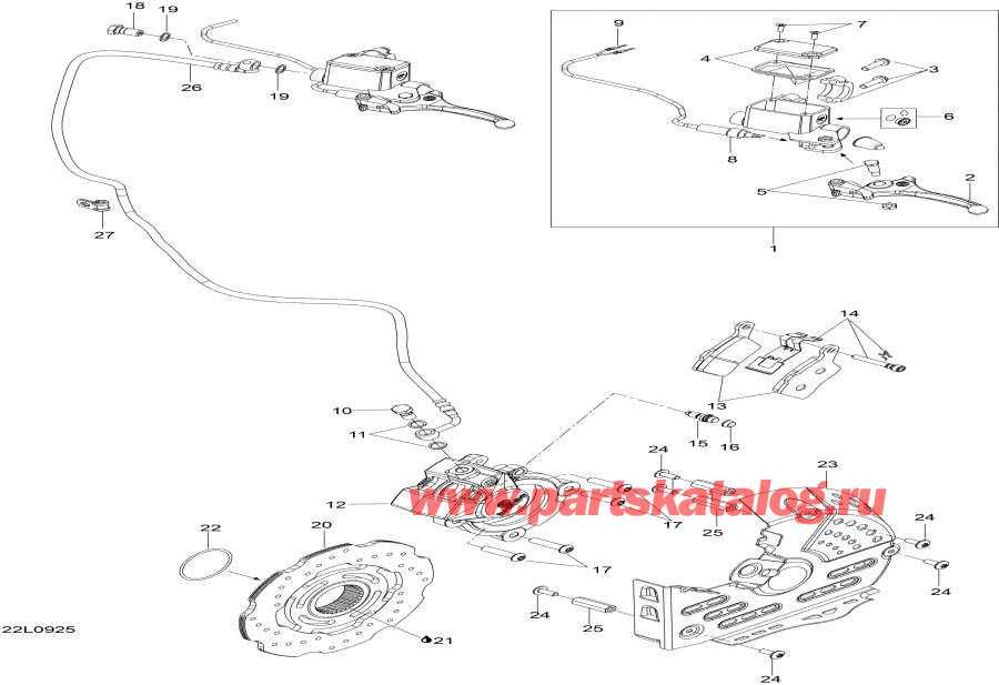 Snowmobile   - Hydraulic Brake / Hydraulic 
