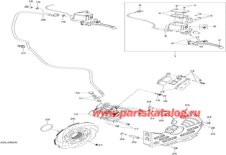 Snowmobile   - Hydraulic  - Hydraulic Brake