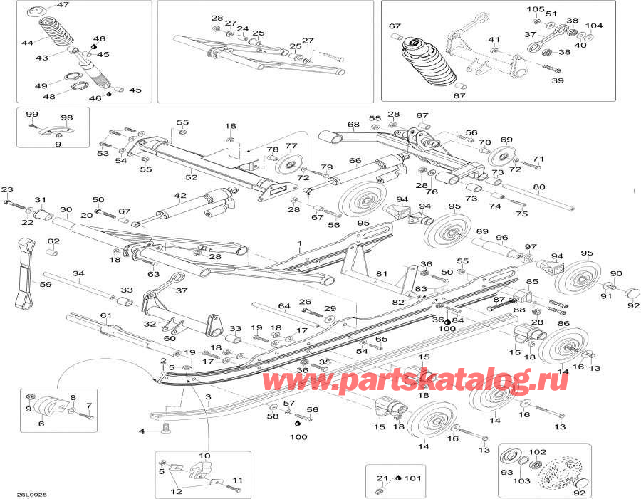 Snowmobile   - Rear Suspension /  