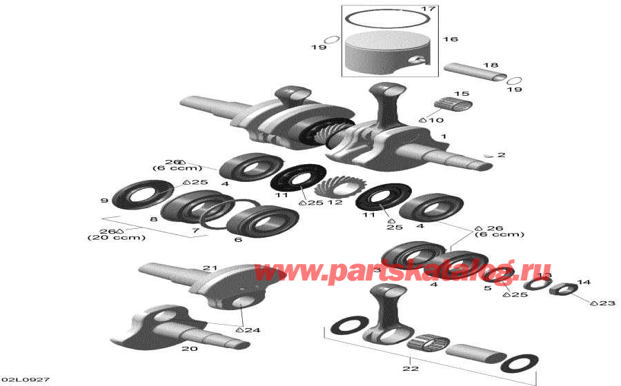  lynx  -    / Crankshaft And Pistons