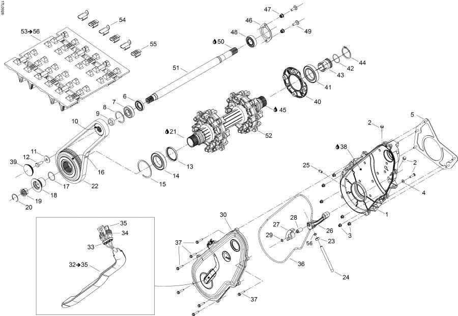 Snowmobiles Lynx  - Drive System - Drive System