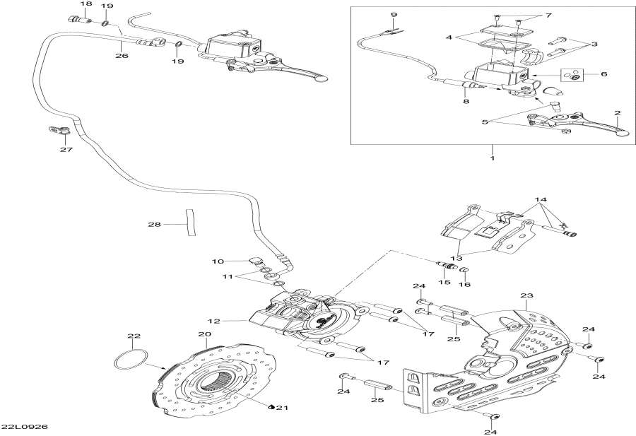 Snowmobile �����  - Hydraulic Brake - Hydraulic ������