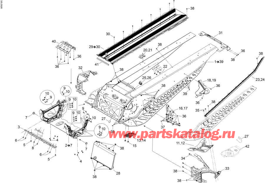 Snow mobile   - Frame - 
