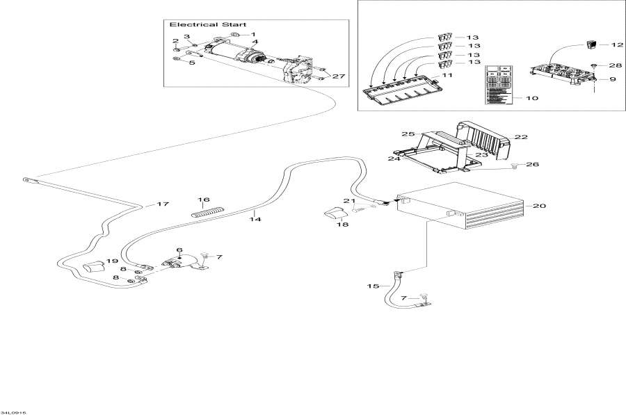 Snowmobiles   - Electric Starter