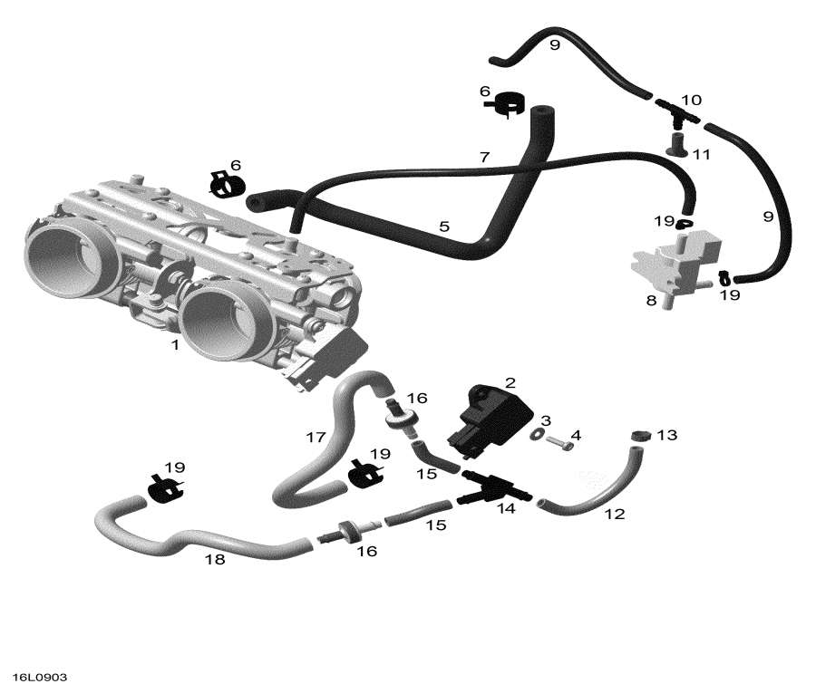 Snowmobiles Lynx  - Throttlebody / ��������������