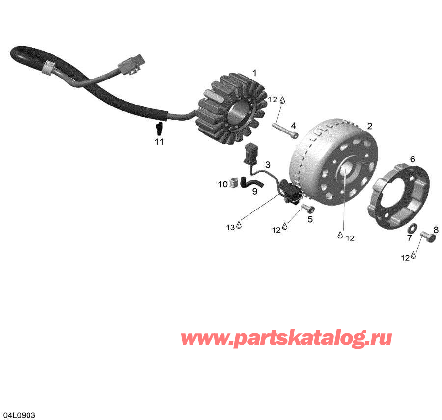 Snow mobile   -  - Magneto