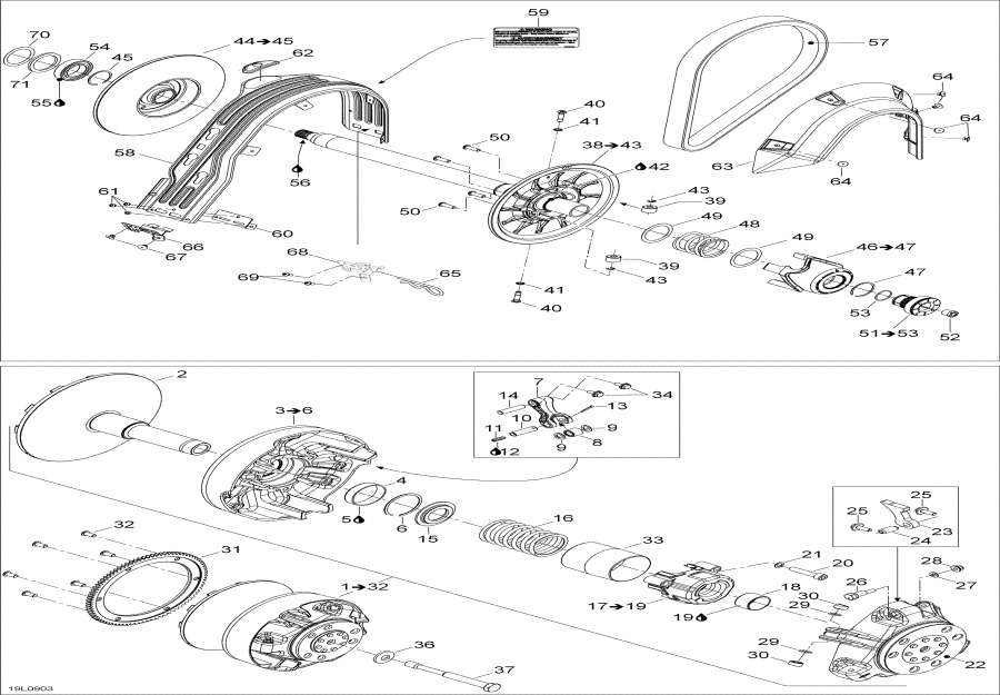 Snowmobiles Lynx  - Drive System - Drive System