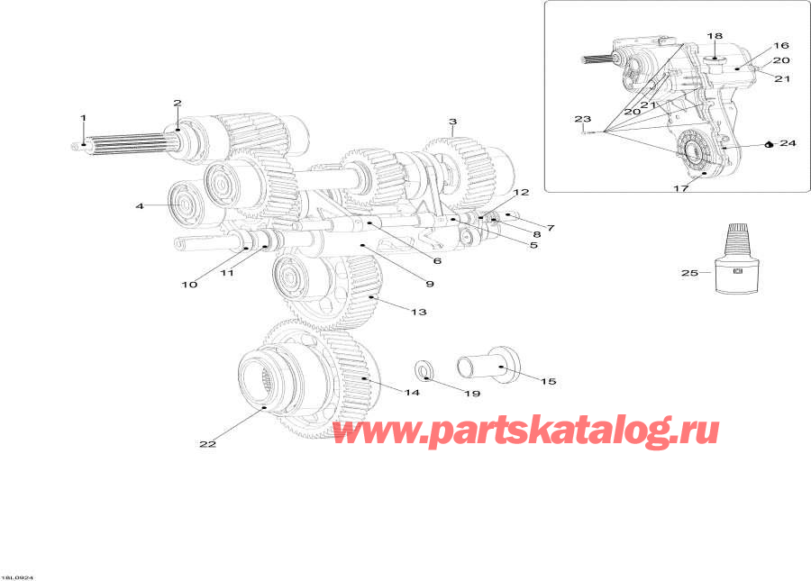 Snowmobiles Lynx  - Transmission - 