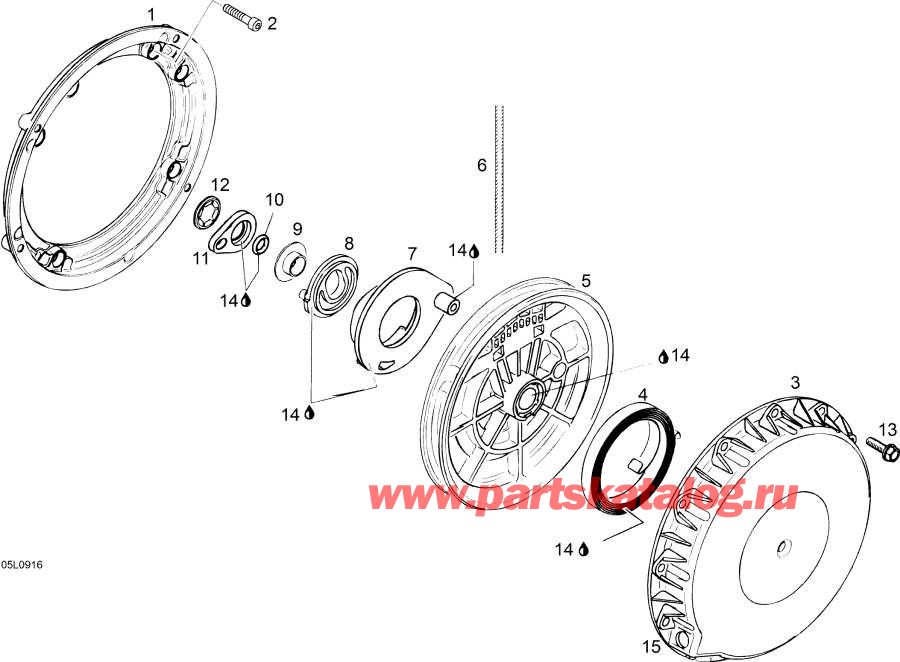 Snowmobile �����  - Rewind ������� - Rewind Starter