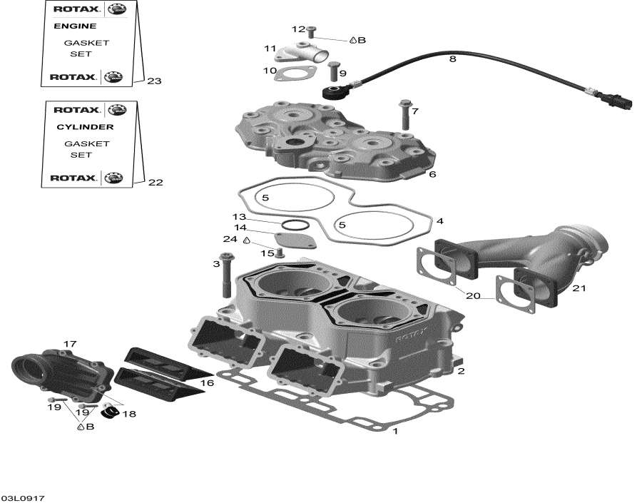  Lynx  - Cylinder And Cylinder Head -     