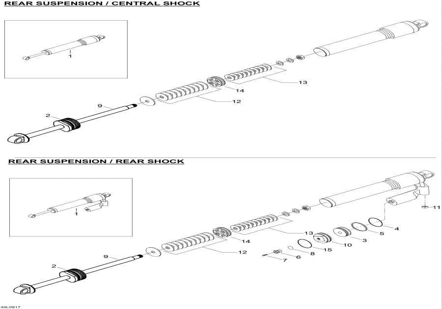 Snowmobile �����  - Take Apart Shock Rear,Take Apart Shock Rear