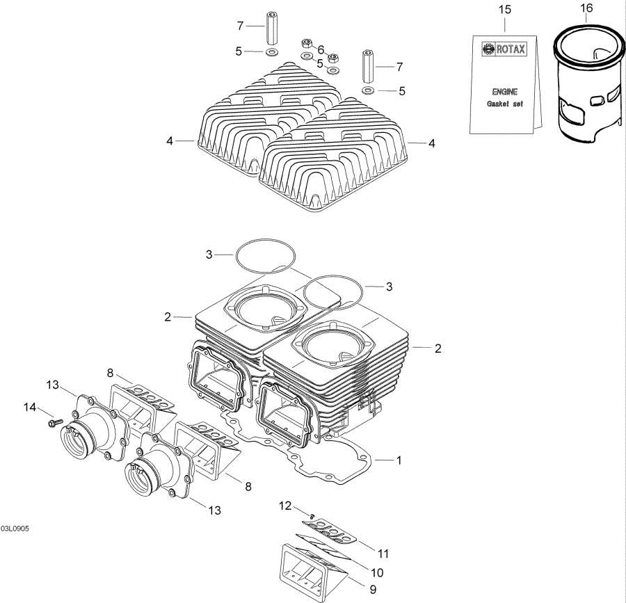  lynx  - Cylinder And Cylinder Head,    