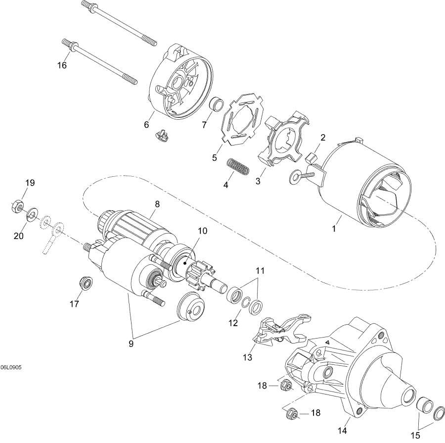 Snow mobile Lynx  -  - Electric Starter