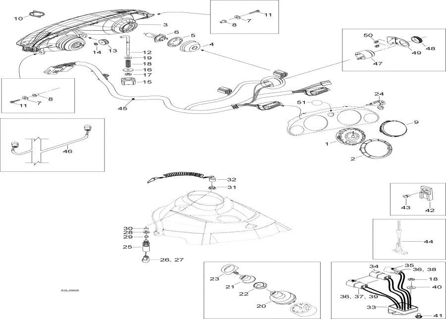 Snow mobile Lynx  - Electrical Accessories