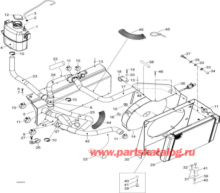 Snow mobile   - Cooling System