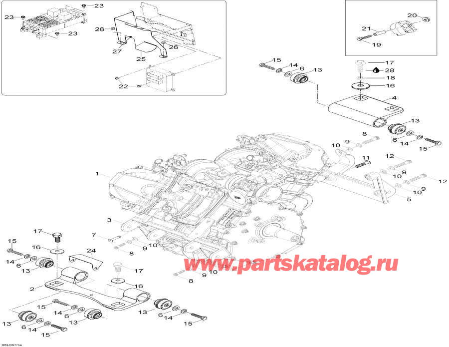 Snow mobile lynx  -    Sport / Engine And Engine Support