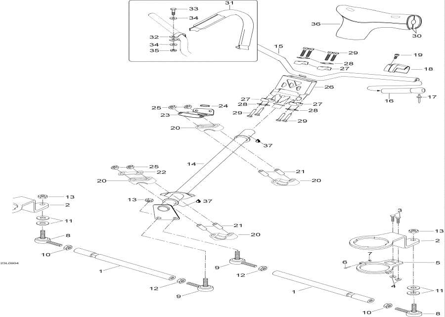 Snowmobile   - Steering System -   System