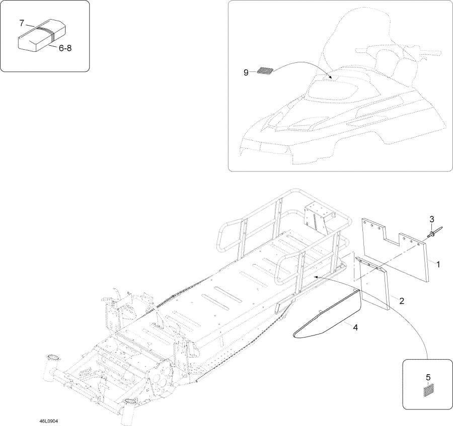Snow mobile lynx  - Utilities
