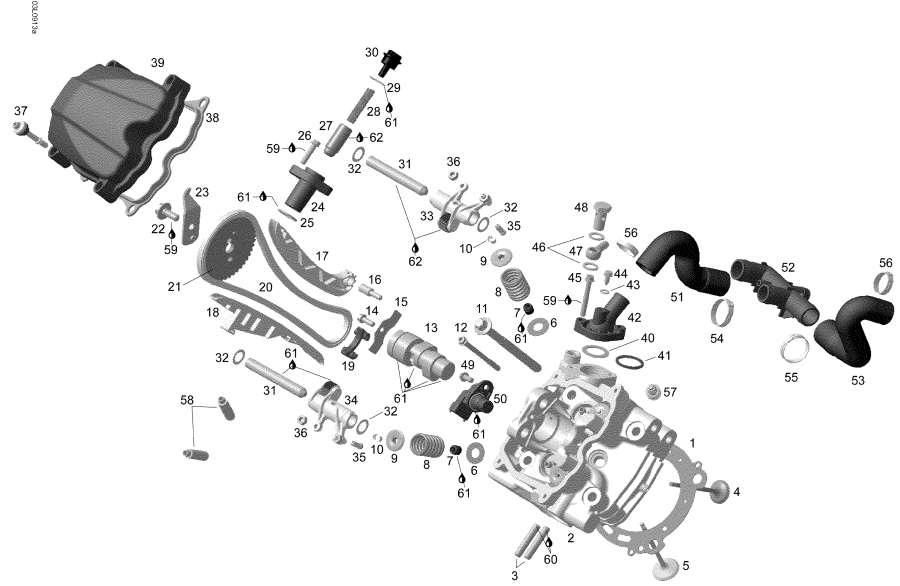  Lynx  -    Front - Cylinder Head Front