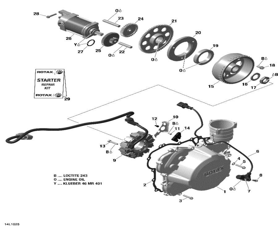  Lynx  - Magneto And Electric Starter -   