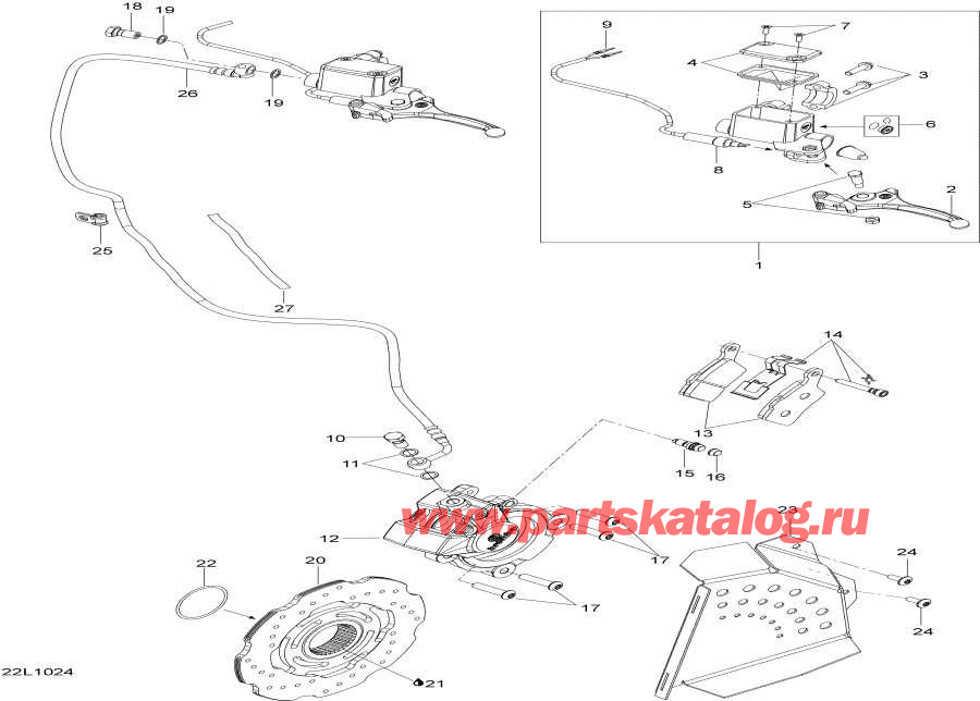 Snowmobiles lynx  - Hydraulic 