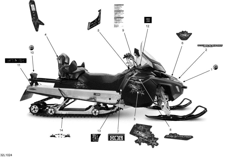 Snowmobile Lynx  - 