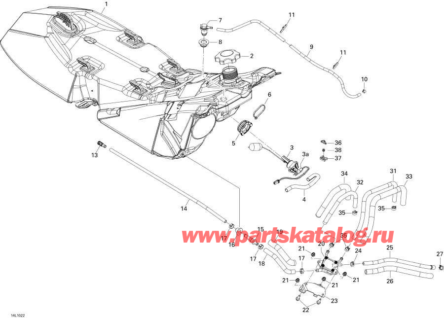 Snow mobile   -   / Fuel System