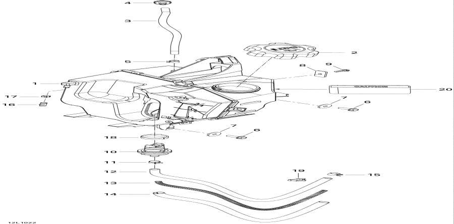 Snowmobile Lynx  - Oil System