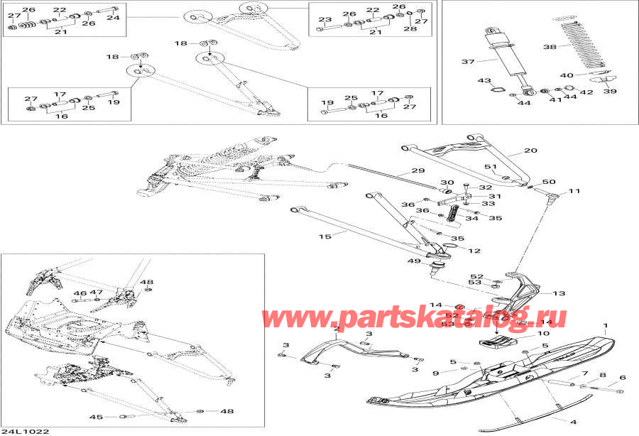  lynx  -     - Front Suspension And Ski