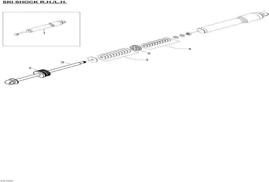 Snow mobile lynx  - Ski Shocks / Ski Shocks