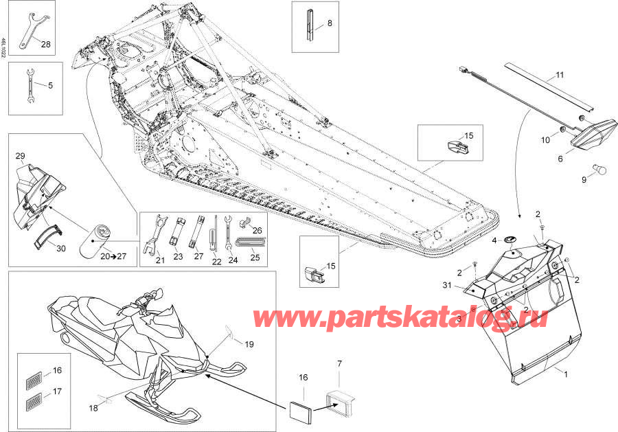 Snowmobiles Lynx  - Utilities