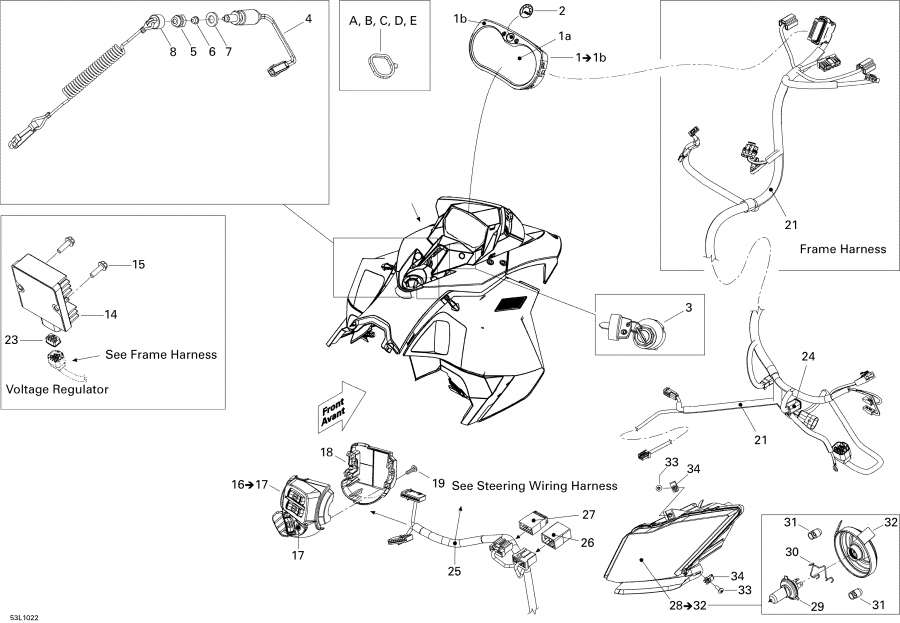 Snowmobiles lynx  - Electrical Accessories /  