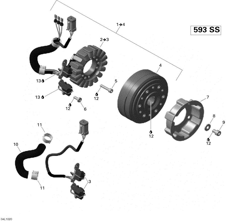 Snow mobile lynx  - ������� / Magneto