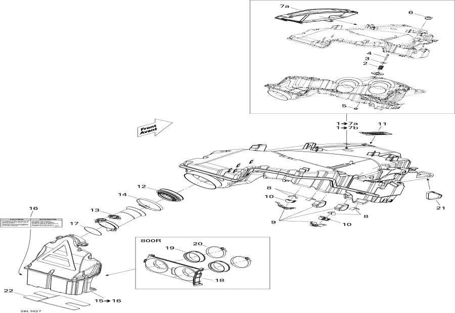 Snowmobile Lynx  - Air   System