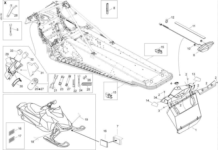 Snowmobiles lynx  - Utilities