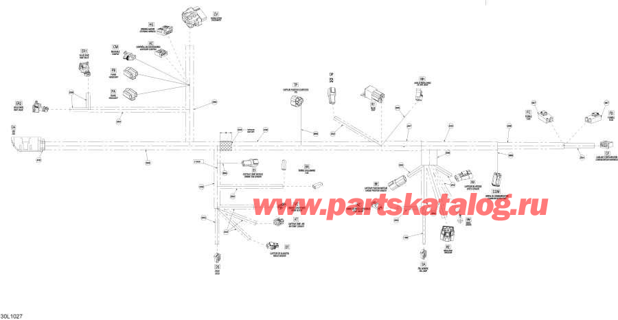 Snowmobiles Lynx  - Electrical Harness -  -  