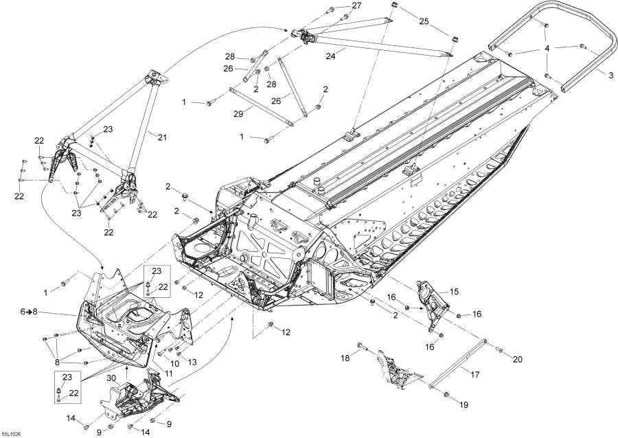 Snowmobiles   - Frame And Components,  Components