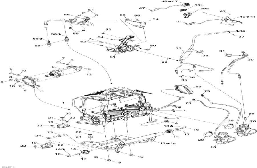 Snowmobiles lynx  -  / Engine