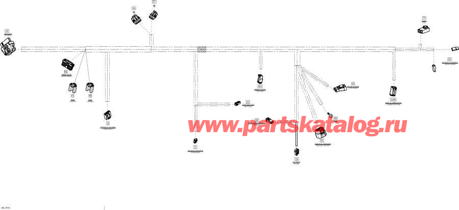 Snowmobile Lynx  - Electrical Harness 1