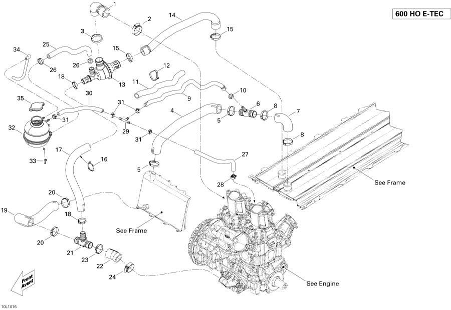 Snowmobiles Lynx  -  System , 600ho E-tec