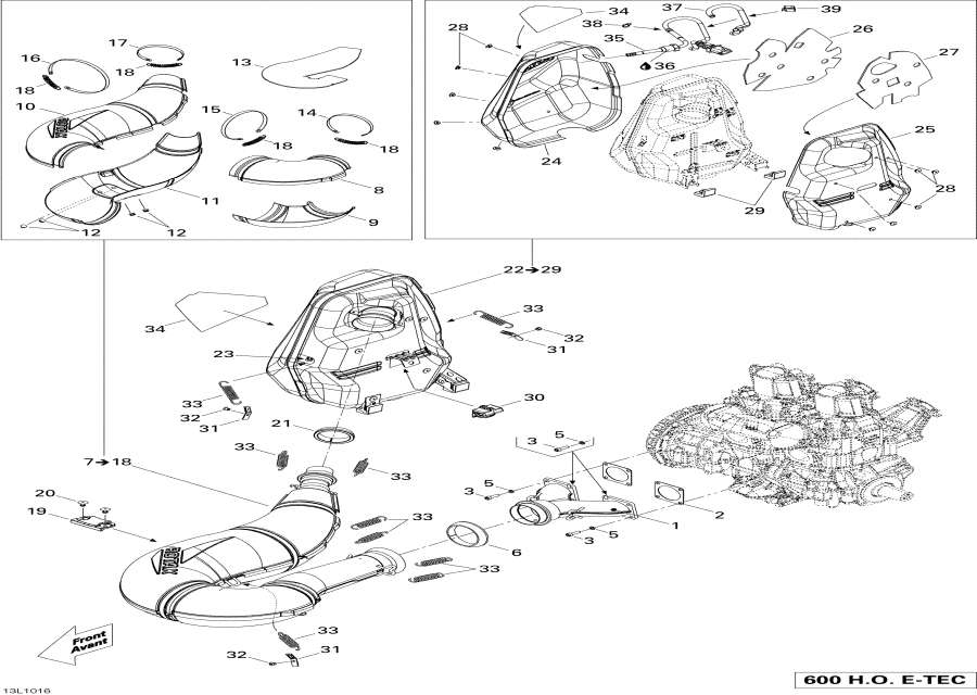 Snowmobile Lynx  -   600ho Etec