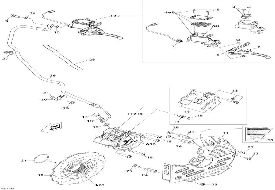  lynx  - Hydraulic Brakes