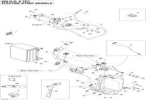 10- Battery   600 Ho Etec (10- Battery And Starter 600 Ho Etec)