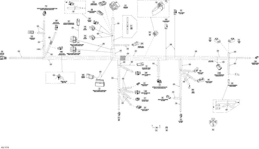 Snowmobiles �����  - Electrical Harness 600hoetec