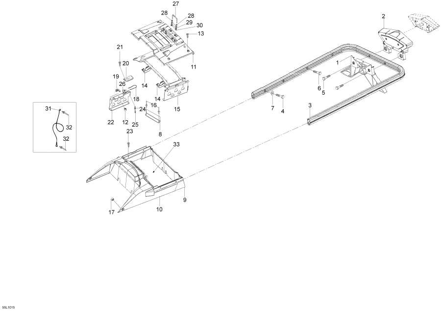 Snow mobile lynx  - Rack - Rack