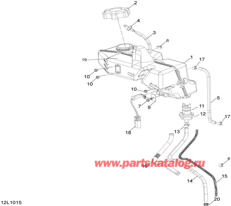 Snowmobile Lynx  - Oil System / Oil System